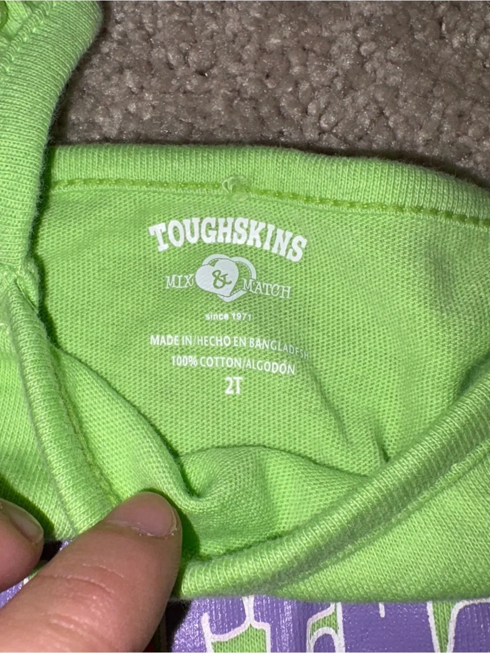 Toughskins Lime Green 